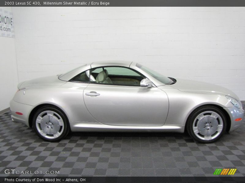 Millennium Silver Metallic / Ecru Beige 2003 Lexus SC 430