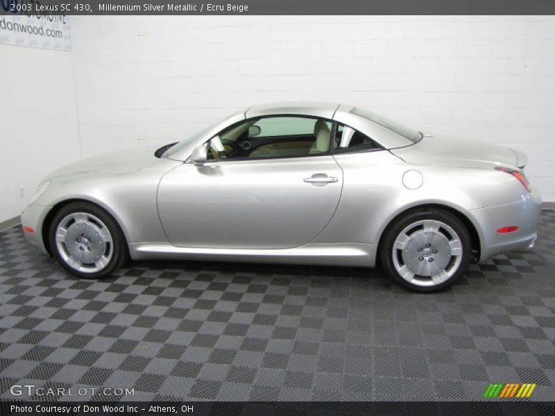 Millennium Silver Metallic / Ecru Beige 2003 Lexus SC 430