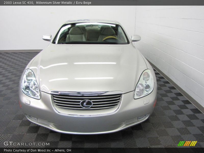 Millennium Silver Metallic / Ecru Beige 2003 Lexus SC 430