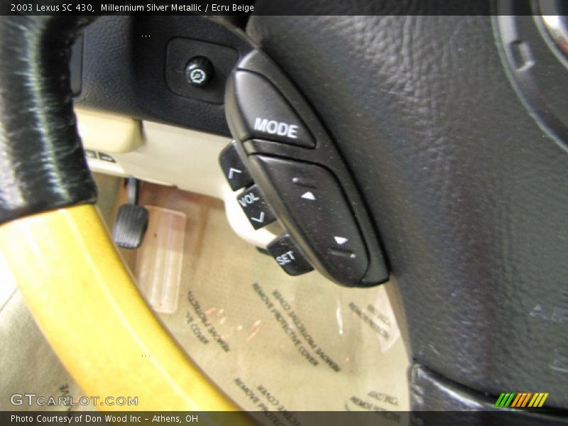 Millennium Silver Metallic / Ecru Beige 2003 Lexus SC 430