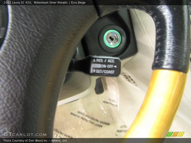 Millennium Silver Metallic / Ecru Beige 2003 Lexus SC 430