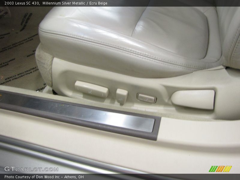 Millennium Silver Metallic / Ecru Beige 2003 Lexus SC 430