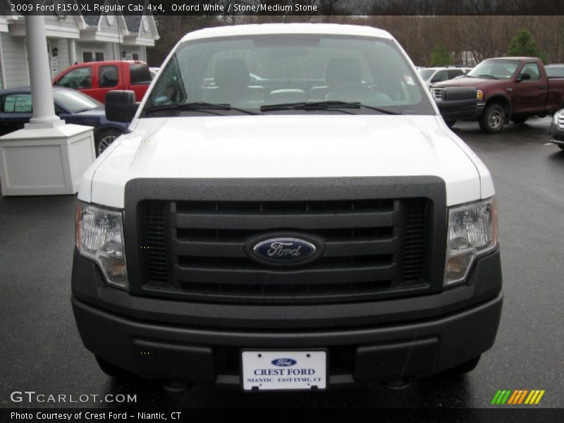 Oxford White / Stone/Medium Stone 2009 Ford F150 XL Regular Cab 4x4