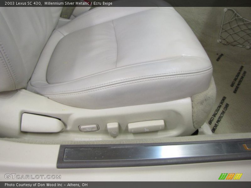 Millennium Silver Metallic / Ecru Beige 2003 Lexus SC 430