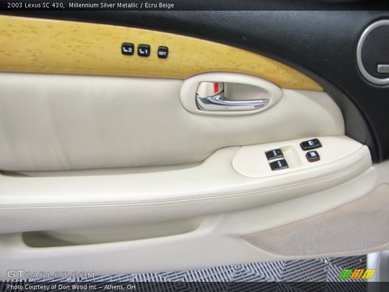 Millennium Silver Metallic / Ecru Beige 2003 Lexus SC 430