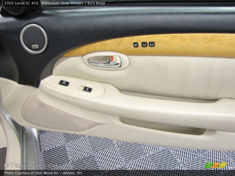 Millennium Silver Metallic / Ecru Beige 2003 Lexus SC 430