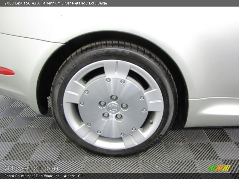 Millennium Silver Metallic / Ecru Beige 2003 Lexus SC 430