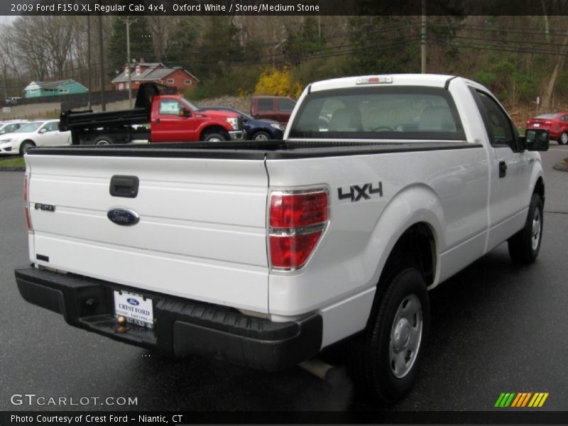 Oxford White / Stone/Medium Stone 2009 Ford F150 XL Regular Cab 4x4