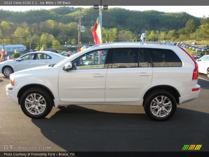 Ice White / Off Black 2013 Volvo XC90 3.2