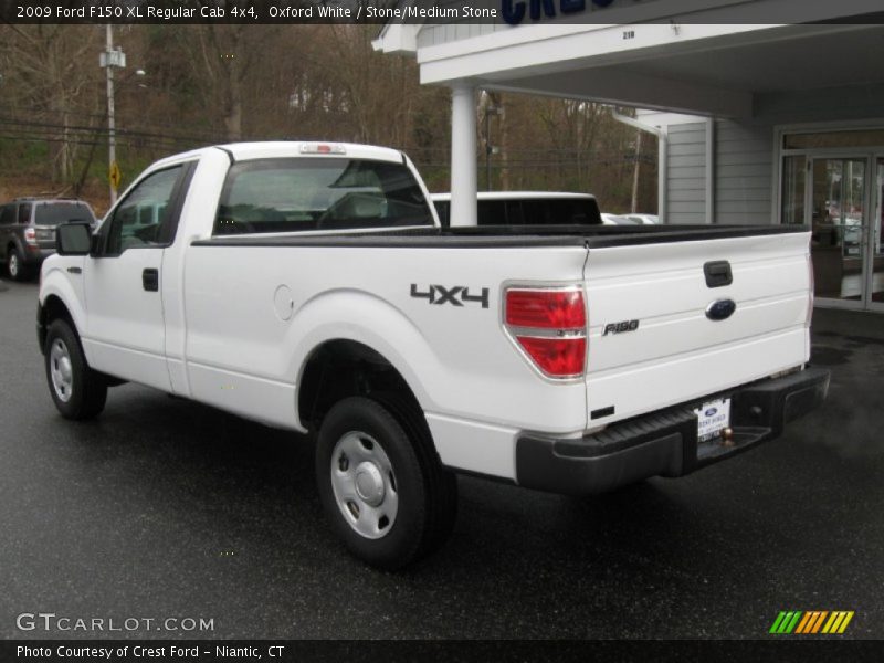 Oxford White / Stone/Medium Stone 2009 Ford F150 XL Regular Cab 4x4