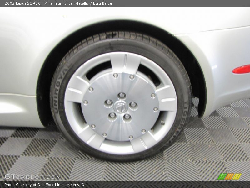 Millennium Silver Metallic / Ecru Beige 2003 Lexus SC 430