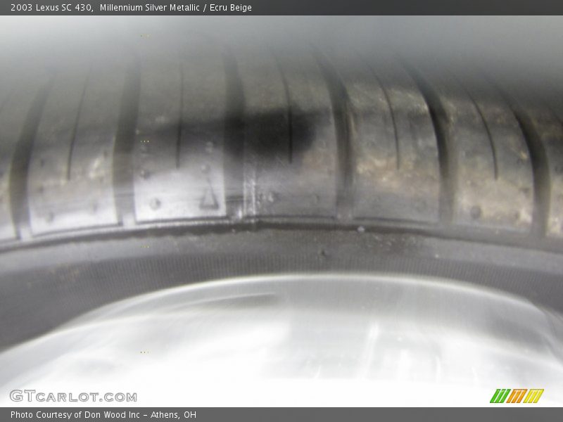 Millennium Silver Metallic / Ecru Beige 2003 Lexus SC 430