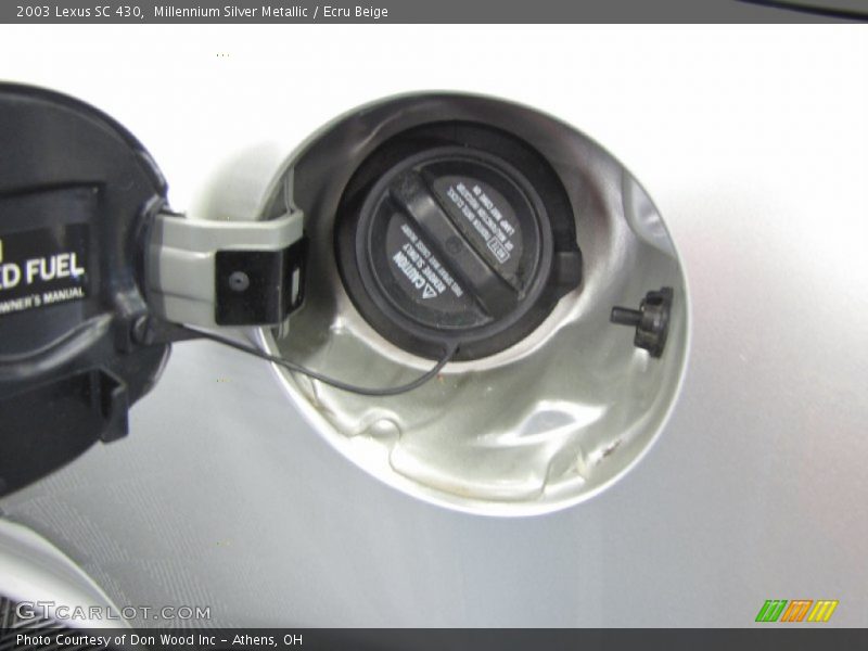 Millennium Silver Metallic / Ecru Beige 2003 Lexus SC 430