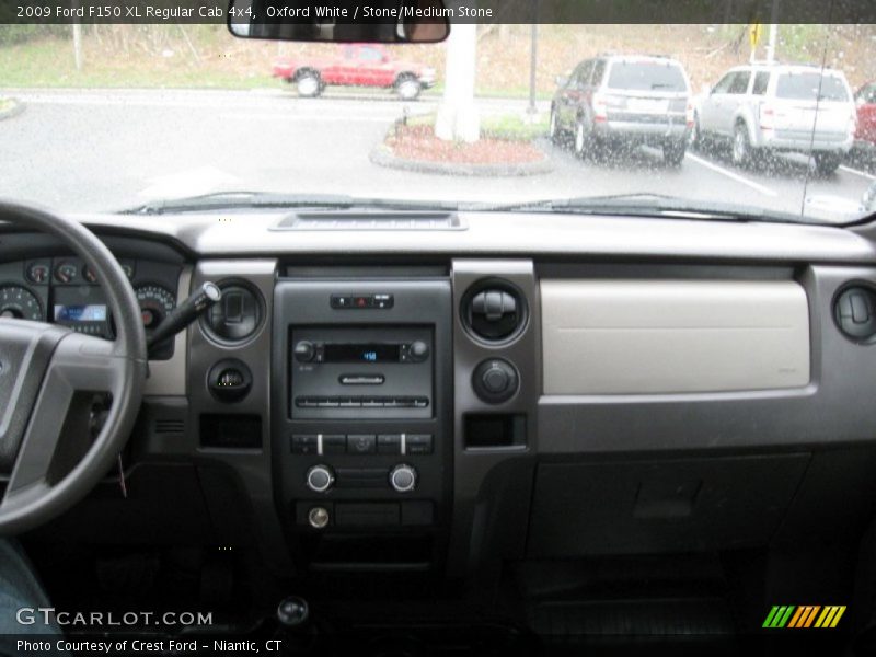 Oxford White / Stone/Medium Stone 2009 Ford F150 XL Regular Cab 4x4