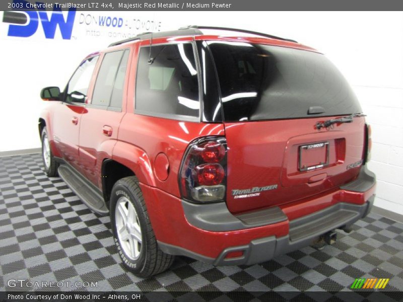 Majestic Red Metallic / Medium Pewter 2003 Chevrolet TrailBlazer LTZ 4x4