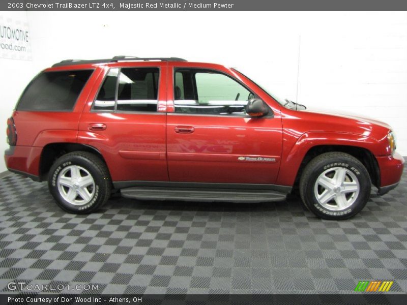 Majestic Red Metallic / Medium Pewter 2003 Chevrolet TrailBlazer LTZ 4x4