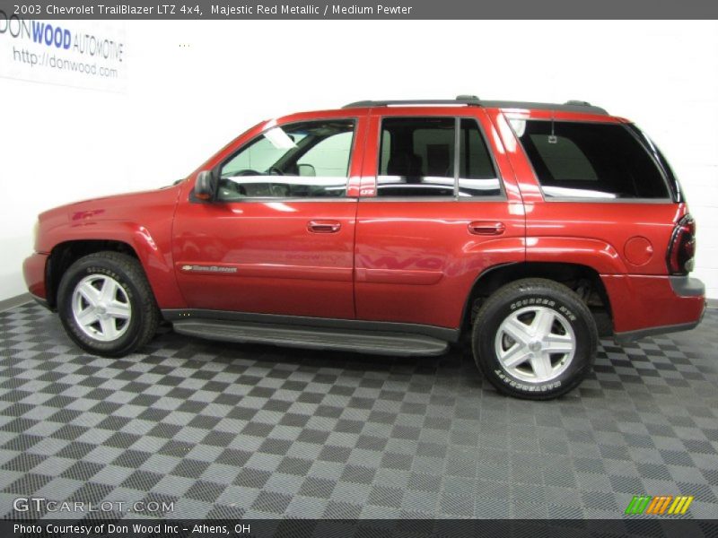 Majestic Red Metallic / Medium Pewter 2003 Chevrolet TrailBlazer LTZ 4x4
