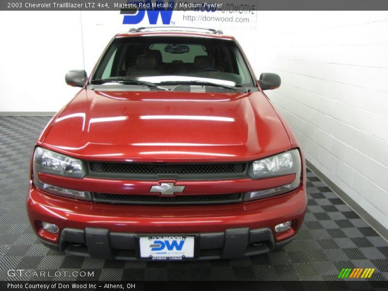 Majestic Red Metallic / Medium Pewter 2003 Chevrolet TrailBlazer LTZ 4x4