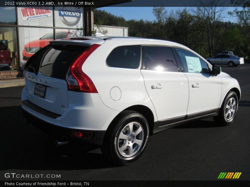 Ice White / Off Black 2012 Volvo XC60 3.2 AWD