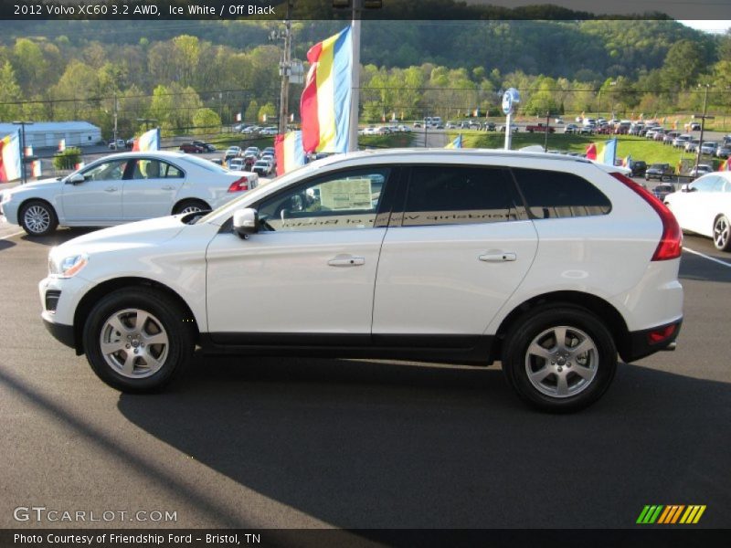 Ice White / Off Black 2012 Volvo XC60 3.2 AWD
