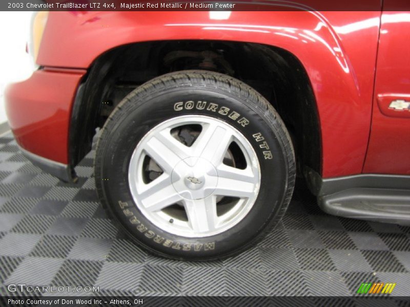 Majestic Red Metallic / Medium Pewter 2003 Chevrolet TrailBlazer LTZ 4x4