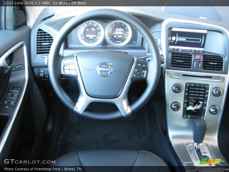 Ice White / Off Black 2012 Volvo XC60 3.2 AWD
