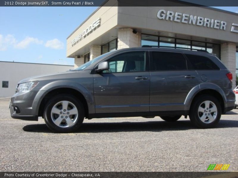 Storm Grey Pearl / Black 2012 Dodge Journey SXT
