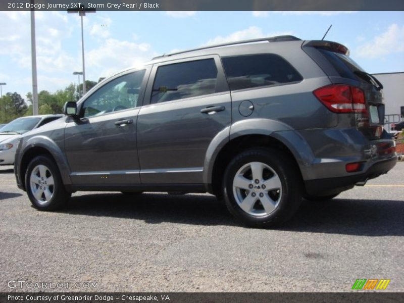 Storm Grey Pearl / Black 2012 Dodge Journey SXT