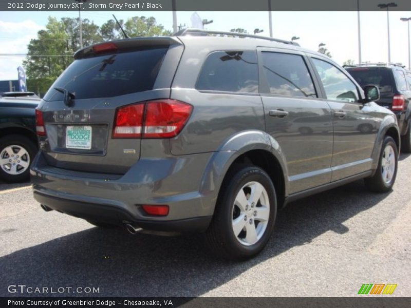 Storm Grey Pearl / Black 2012 Dodge Journey SXT