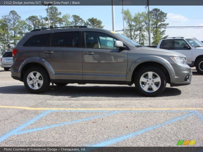Storm Grey Pearl / Black 2012 Dodge Journey SXT