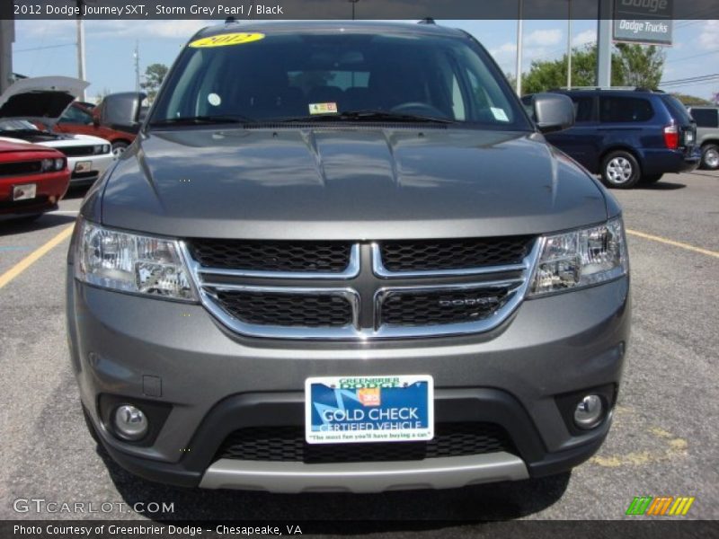 Storm Grey Pearl / Black 2012 Dodge Journey SXT