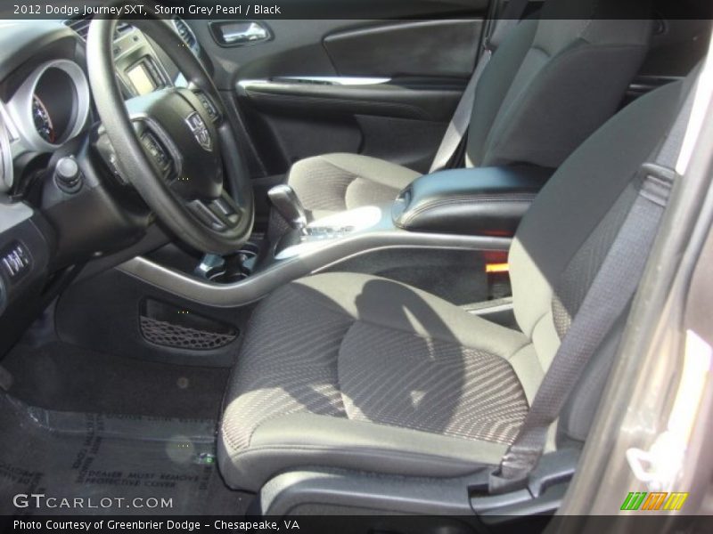 Storm Grey Pearl / Black 2012 Dodge Journey SXT