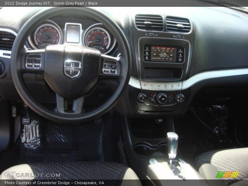 Storm Grey Pearl / Black 2012 Dodge Journey SXT