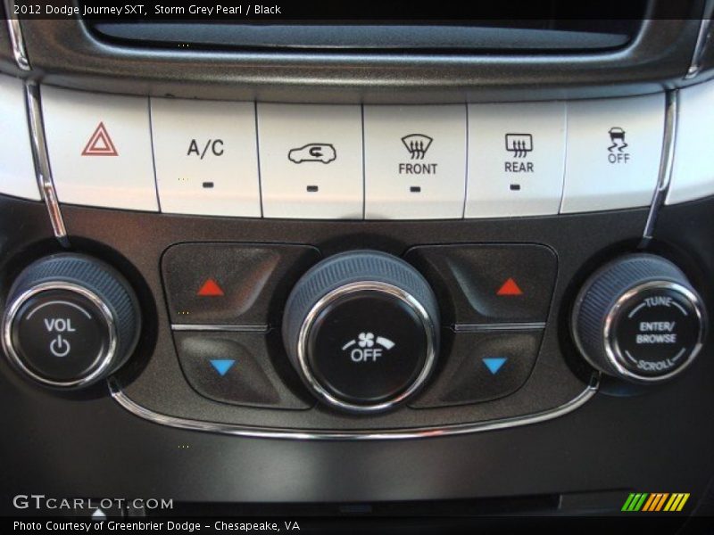 Storm Grey Pearl / Black 2012 Dodge Journey SXT