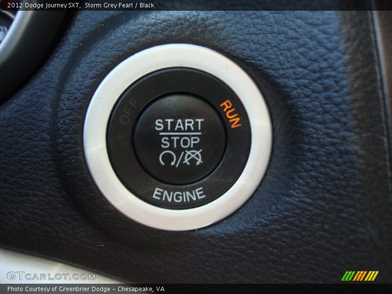 Storm Grey Pearl / Black 2012 Dodge Journey SXT
