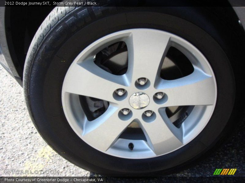 Storm Grey Pearl / Black 2012 Dodge Journey SXT