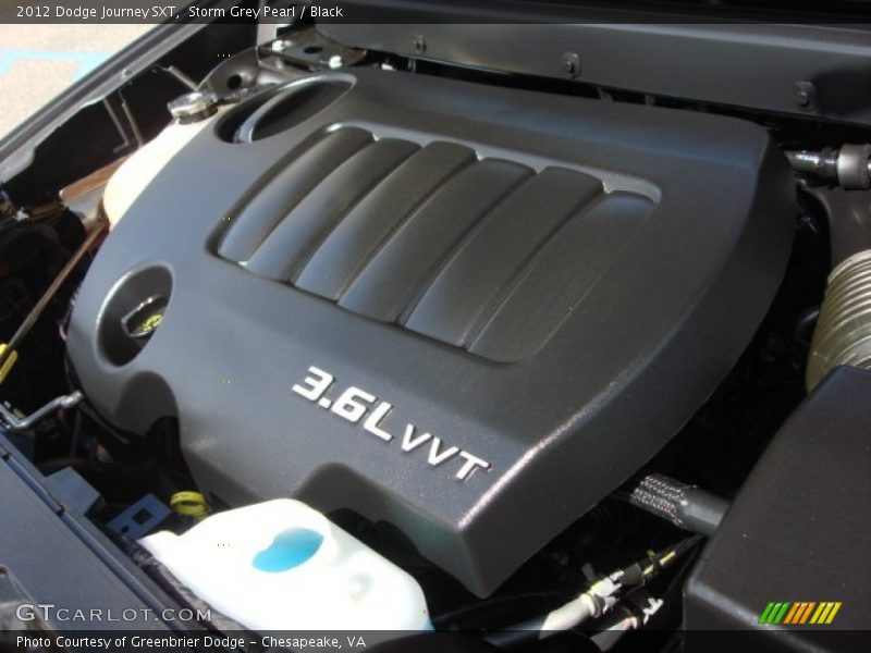 Storm Grey Pearl / Black 2012 Dodge Journey SXT