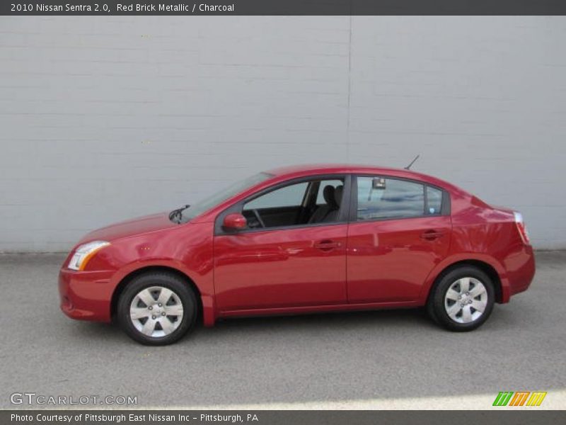 Red Brick Metallic / Charcoal 2010 Nissan Sentra 2.0