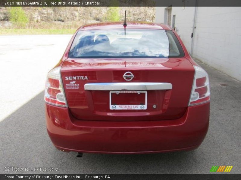 Red Brick Metallic / Charcoal 2010 Nissan Sentra 2.0