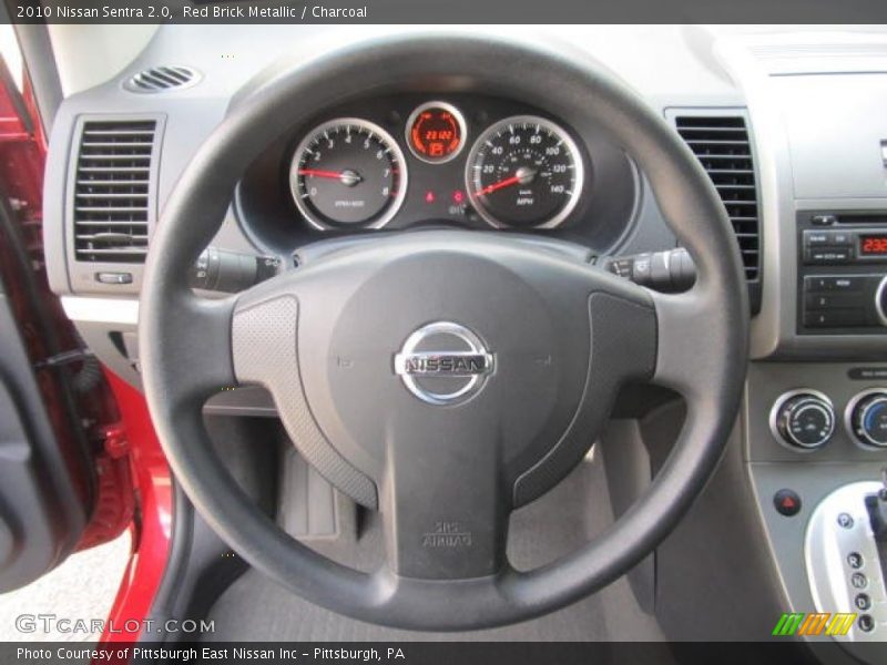 Red Brick Metallic / Charcoal 2010 Nissan Sentra 2.0