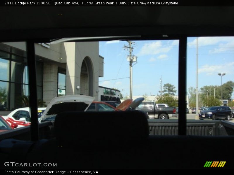 Hunter Green Pearl / Dark Slate Gray/Medium Graystone 2011 Dodge Ram 1500 SLT Quad Cab 4x4
