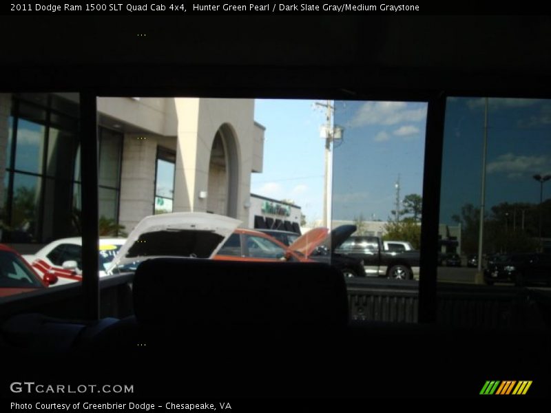 Hunter Green Pearl / Dark Slate Gray/Medium Graystone 2011 Dodge Ram 1500 SLT Quad Cab 4x4