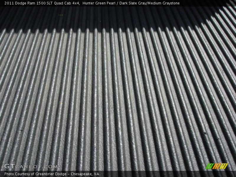 Hunter Green Pearl / Dark Slate Gray/Medium Graystone 2011 Dodge Ram 1500 SLT Quad Cab 4x4