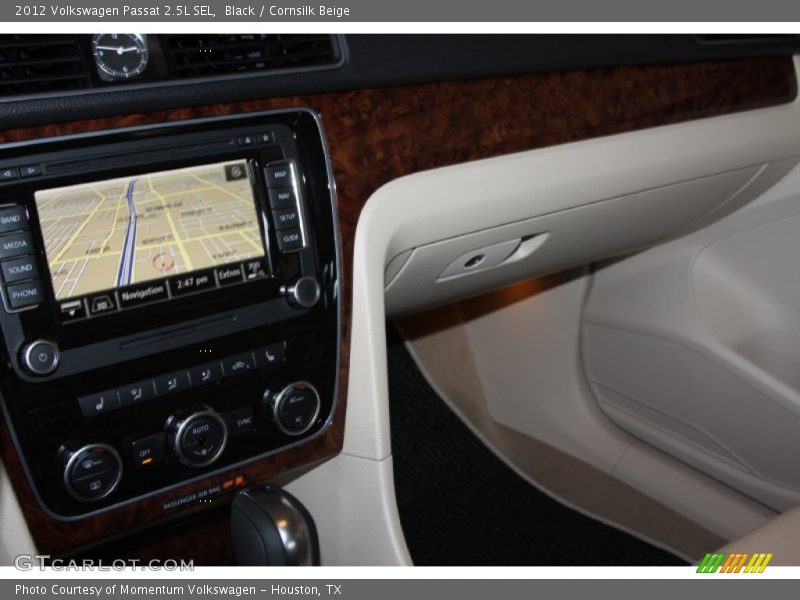 Black / Cornsilk Beige 2012 Volkswagen Passat 2.5L SEL