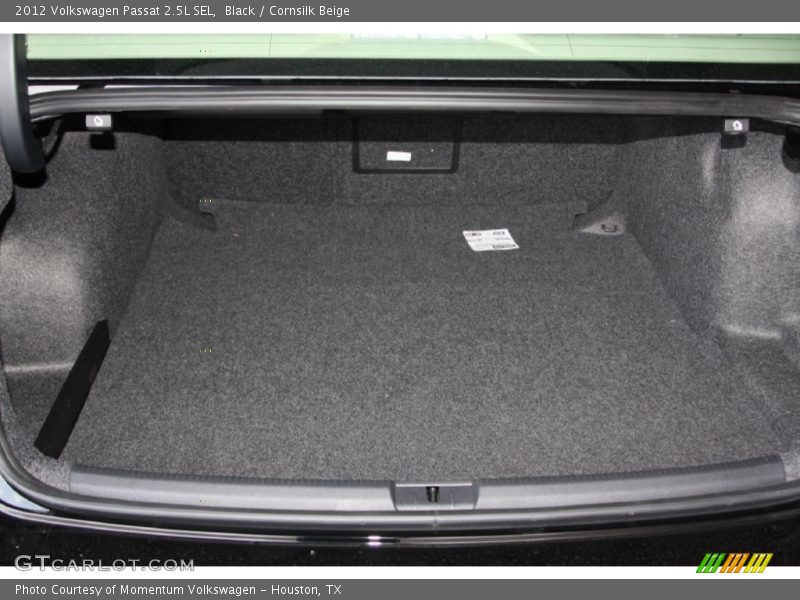 Black / Cornsilk Beige 2012 Volkswagen Passat 2.5L SEL