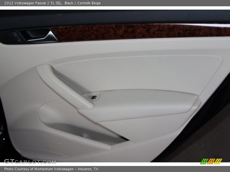 Black / Cornsilk Beige 2012 Volkswagen Passat 2.5L SEL