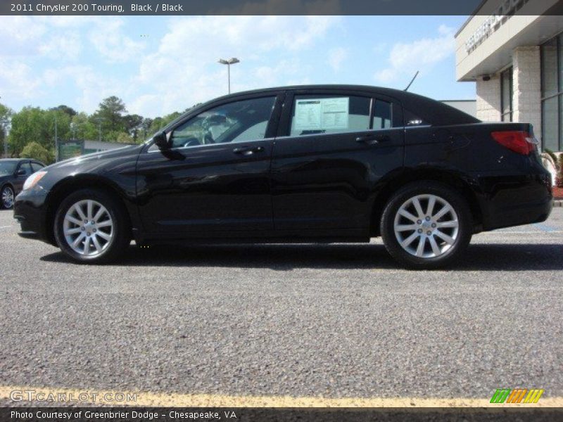 Black / Black 2011 Chrysler 200 Touring