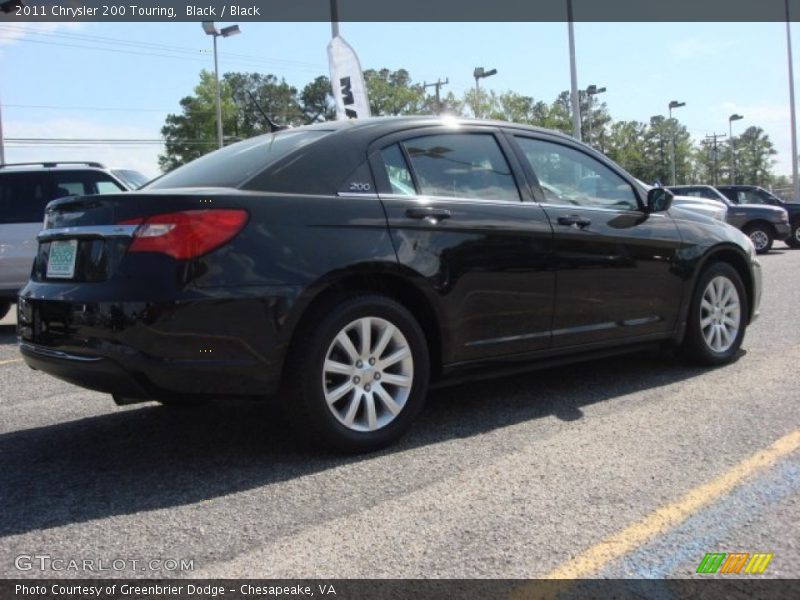 Black / Black 2011 Chrysler 200 Touring