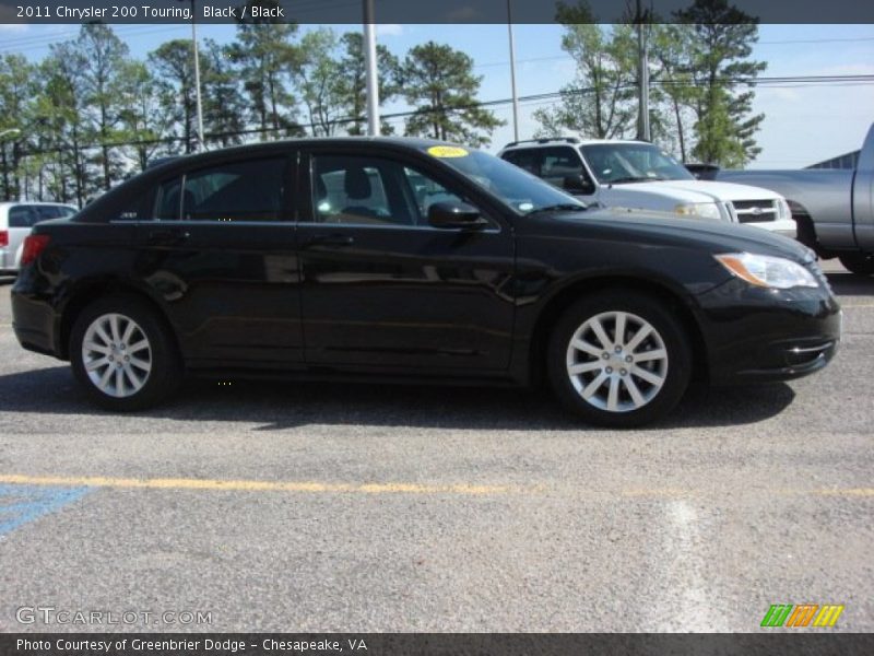 Black / Black 2011 Chrysler 200 Touring