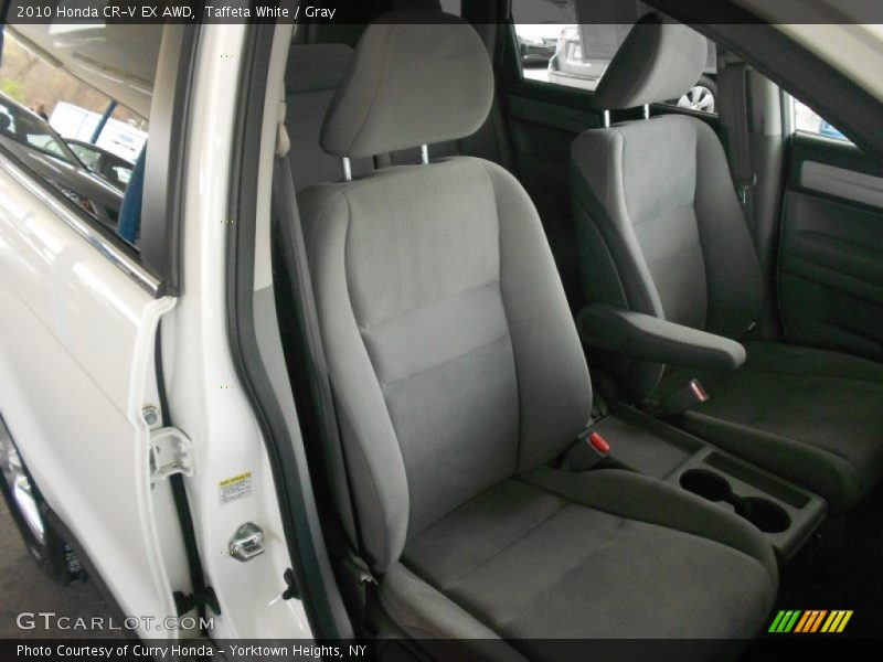 Taffeta White / Gray 2010 Honda CR-V EX AWD